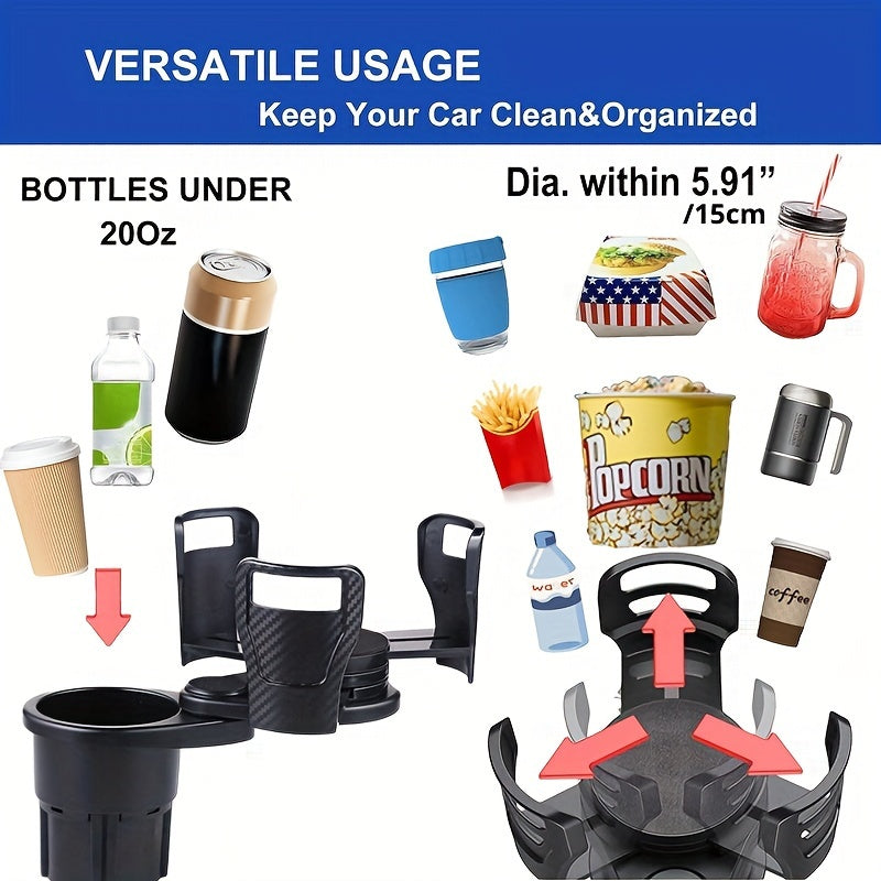Car Cup Holder Expander for Car - Multifunctional
