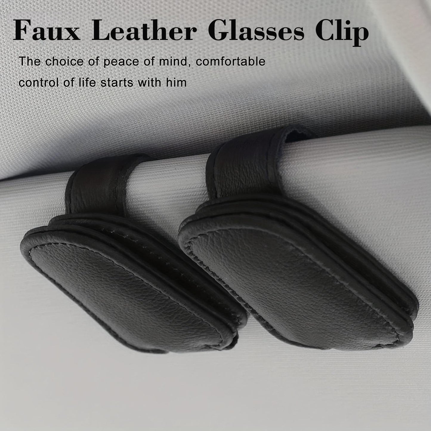 1pcs Universal Car Sun Visor Glasses Clip, Vehicle Interior Accessories