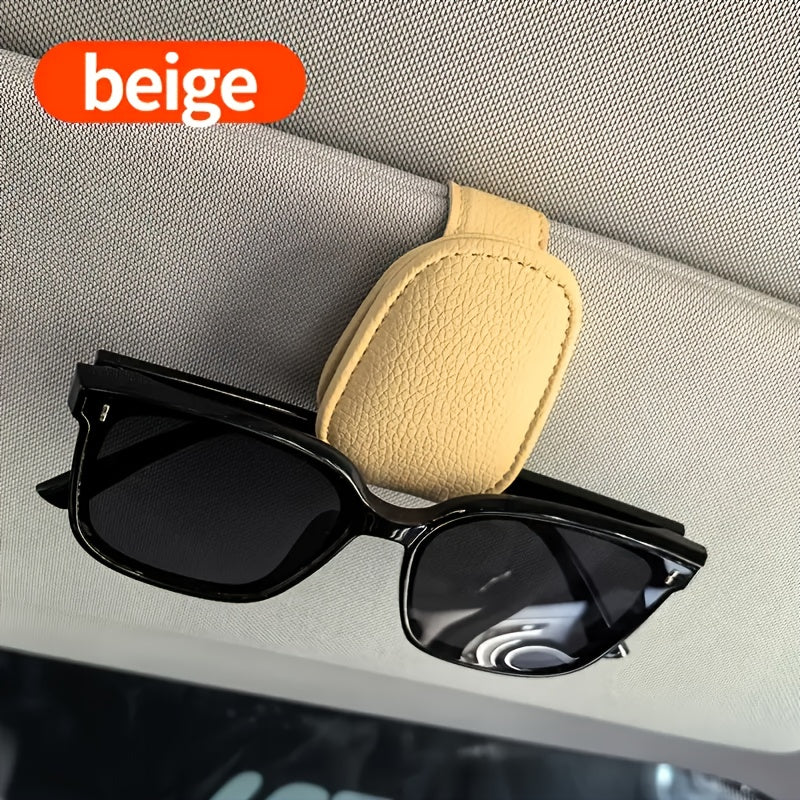 1pcs Universal Car Sun Visor Glasses Clip, Vehicle Interior Accessories