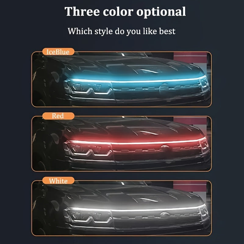 Car LED Hood Light - 12V, Universal High-Intensity LED - Car Light Accessories