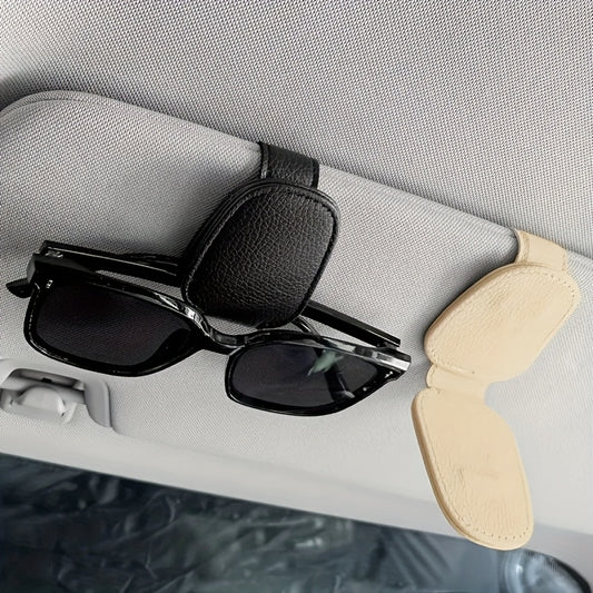1pcs Universal Car Sun Visor Glasses Clip, Vehicle Interior Accessories
