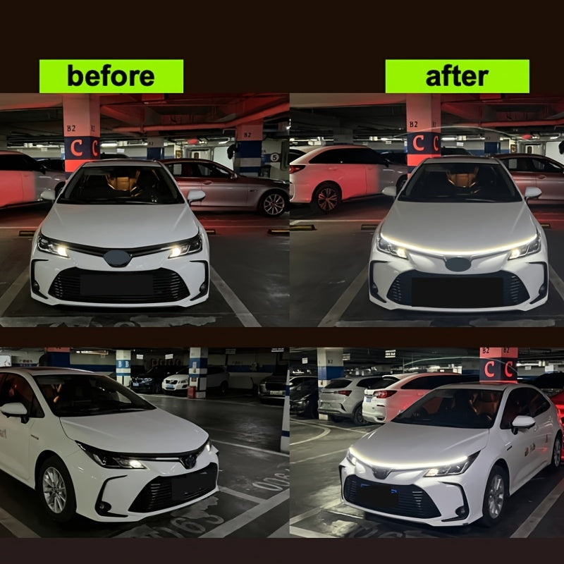 Car LED Hood Light - 12V, Universal High-Intensity LED - Car Light Accessories