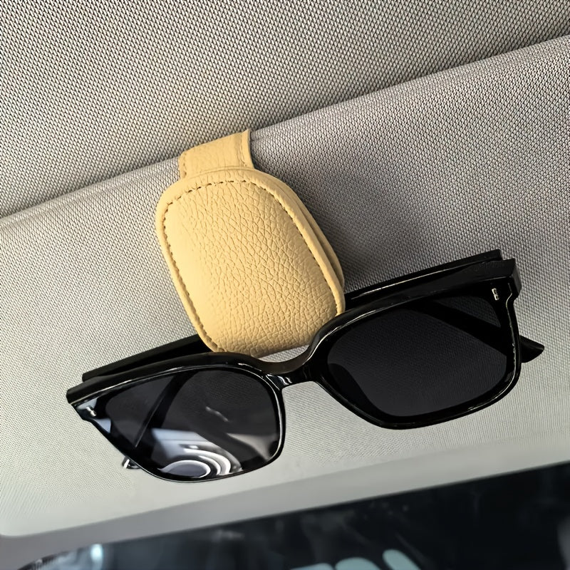 1pcs Universal Car Sun Visor Glasses Clip, Vehicle Interior Accessories