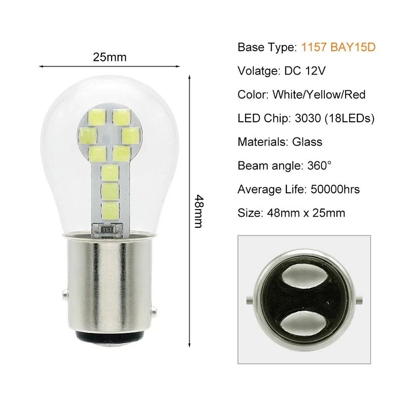 1PCS Bulbs Ampoule 800LM 12V