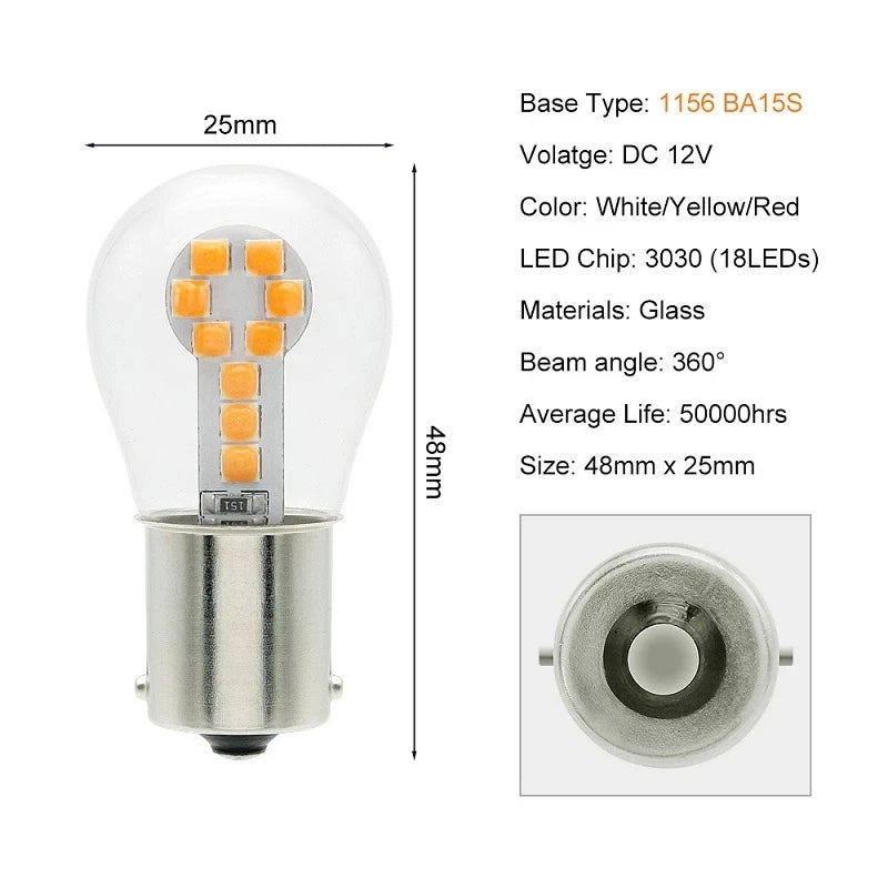1PCS Bulbs Ampoule 800LM 12V