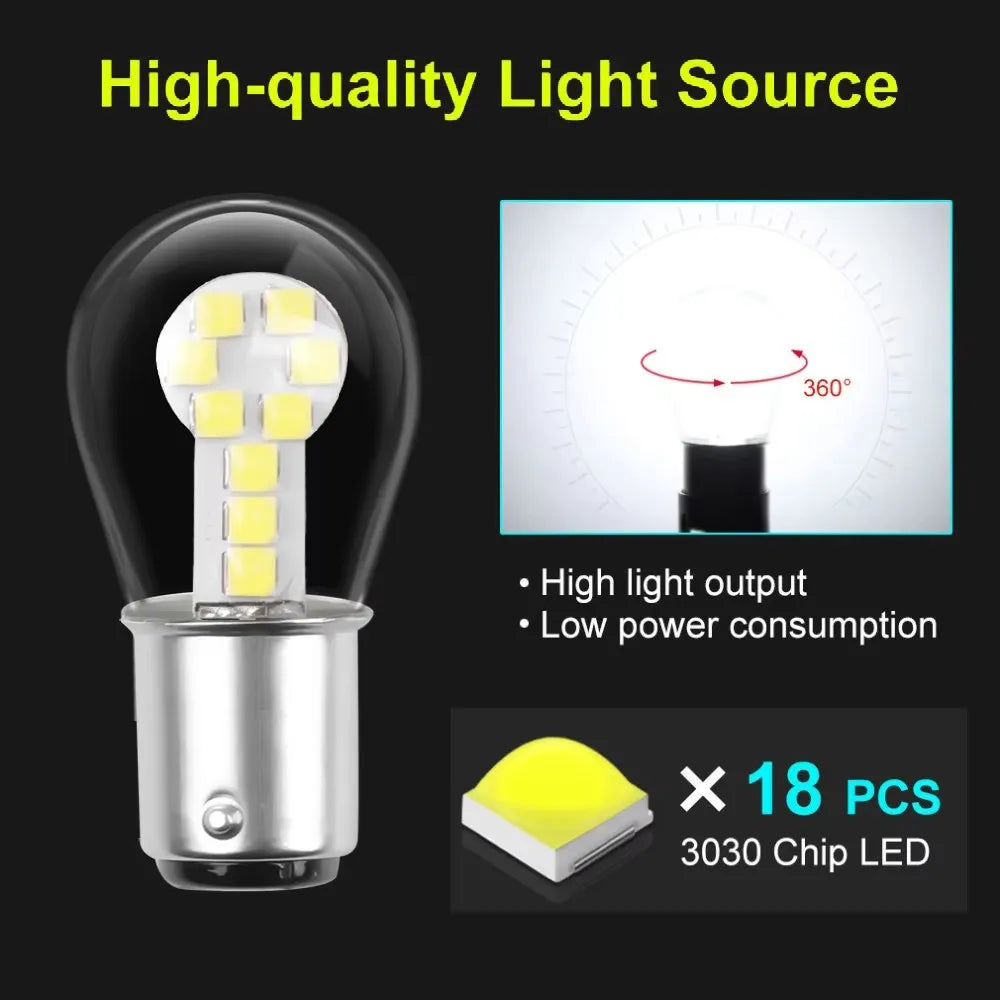1pcs 3030 Chips 18SMD Cars Signal Light 12V 24V