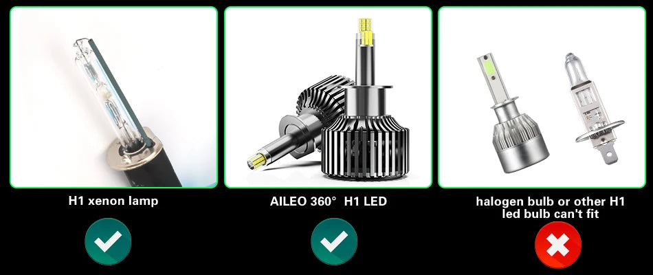 2Pcs Mini Bi Xenon HID Projector 2.5 inch