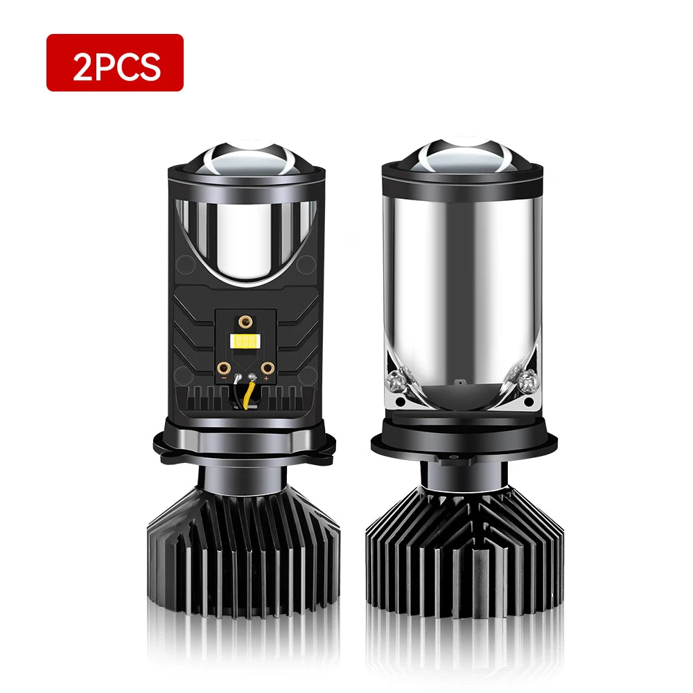 LED Lens Projector H4 Mini Bulb 20000LM