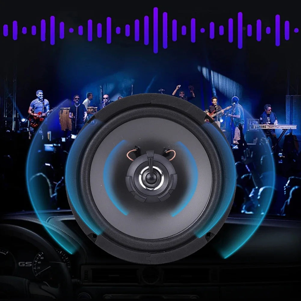 4/5/6 inch Car Audio Speaker 12V 300/400/500W 2 Way HiFi Coaxial Subwoofer Full Frequency