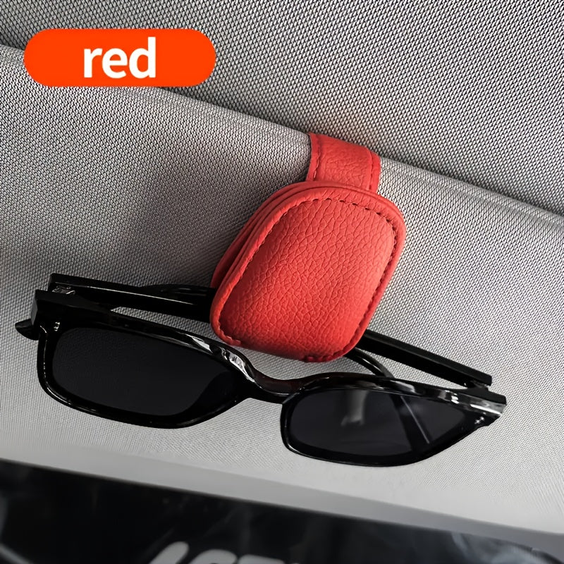 1pcs Universal Car Sun Visor Glasses Clip, Vehicle Interior Accessories