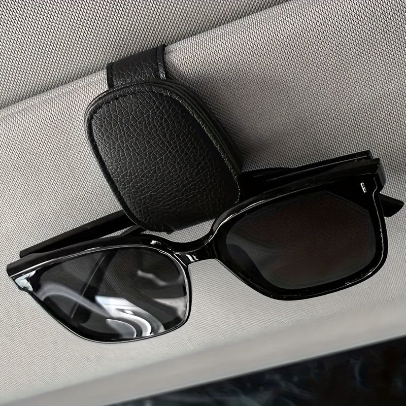 1pcs Universal Car Sun Visor Glasses Clip, Vehicle Interior Accessories