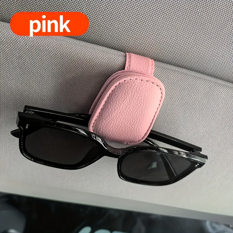 1pcs Universal Car Sun Visor Glasses Clip, Vehicle Interior Accessories