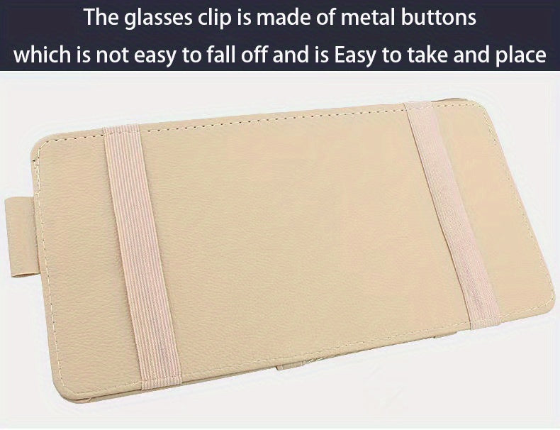 Car Organization with This Stylish Storage Bag and Sun Visor Clip