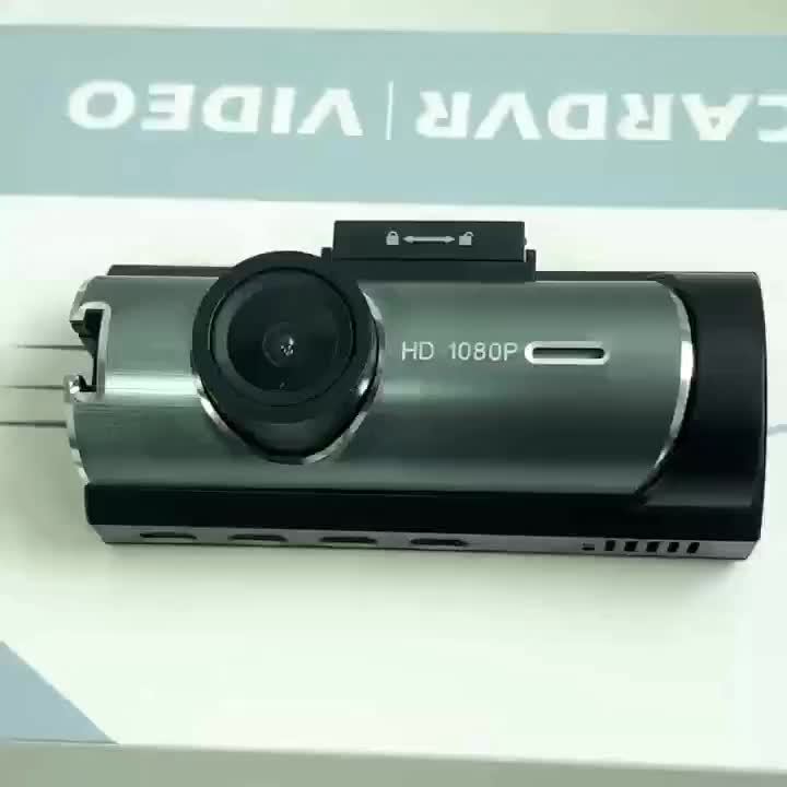 Dual Camera Front 1080P And Inside 480P, IR Night Vision, Loop Recording, Wide Angle