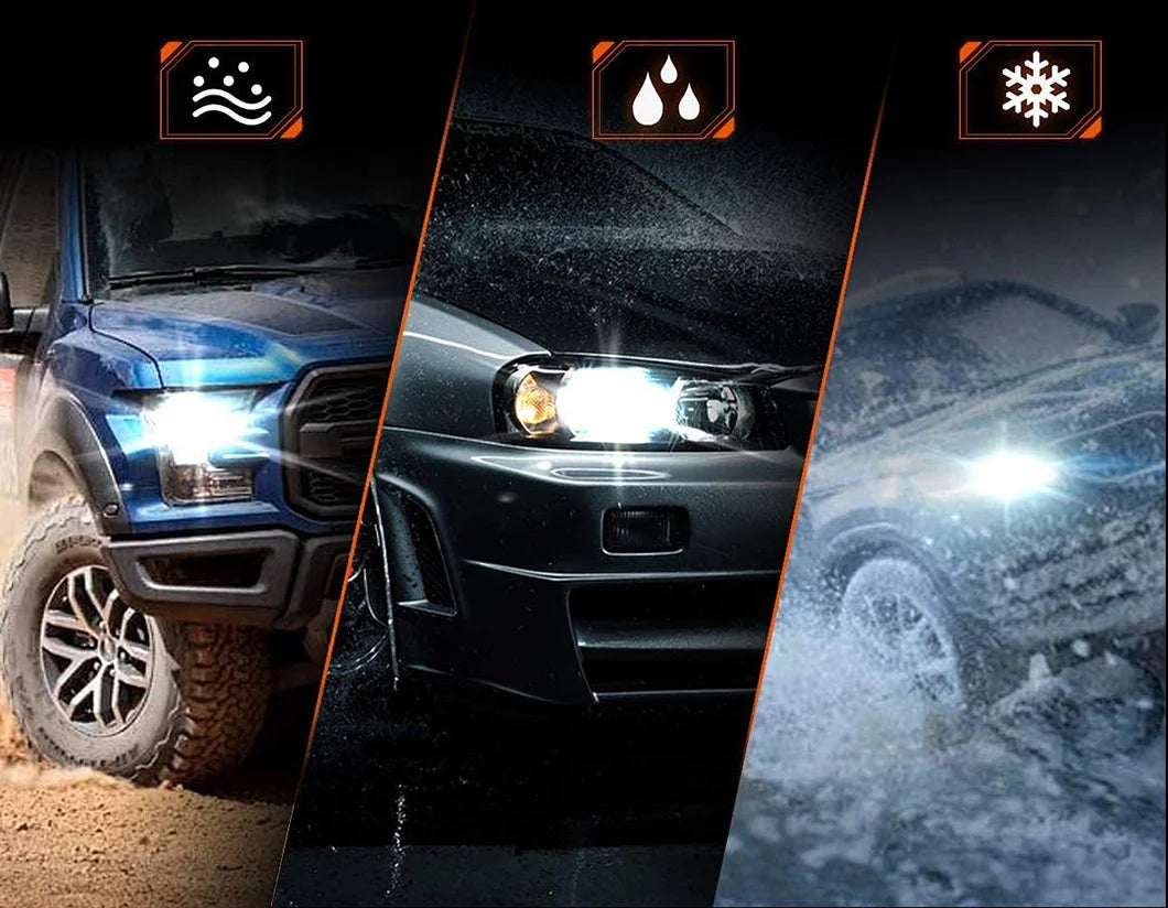 Car Light 20 Side 3D 360 300W 1200000LM Led Headlight Bulb 12V 24V