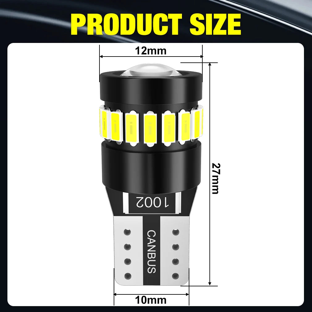 T10 LED Canbus No Error 5W 12V 1000LM Super Bright