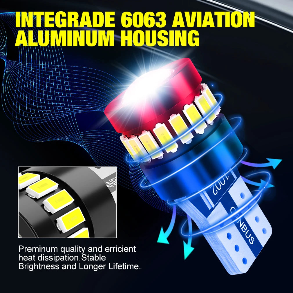 T10 LED Canbus No Error 5W 12V 1000LM Super Bright