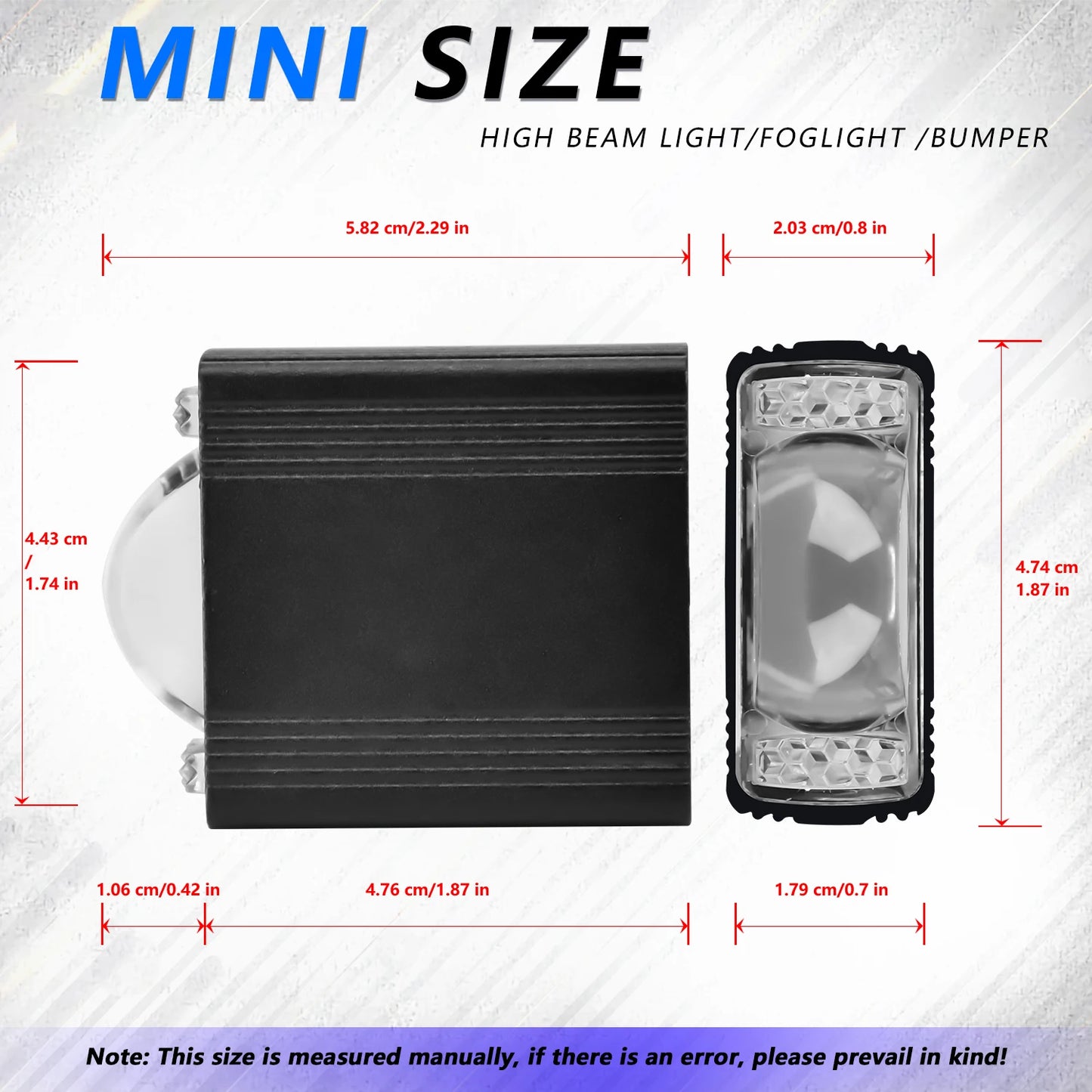 LED Car Projector Lens Light 120W 12000LM Super Bright 6000K/4500K/3000K 12V