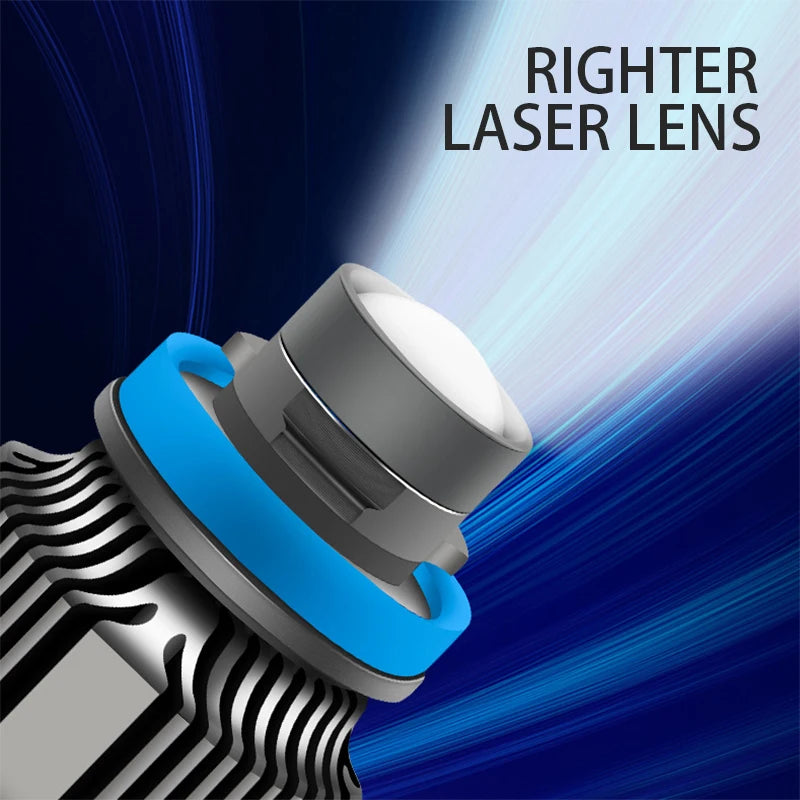 Leaser Lens Led Fog Light Bulb CSP 8000K 6000K 3000K 12V 24V