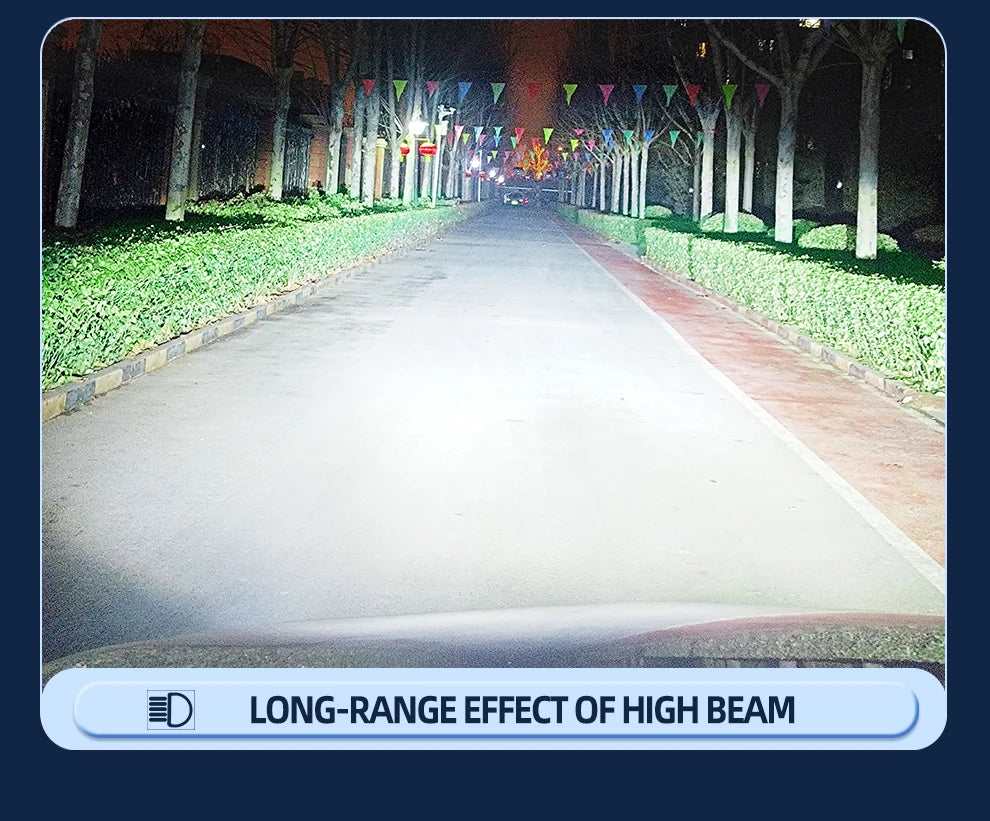 Copper Pillar 6 Sides 360 LED Headlight Bulbs