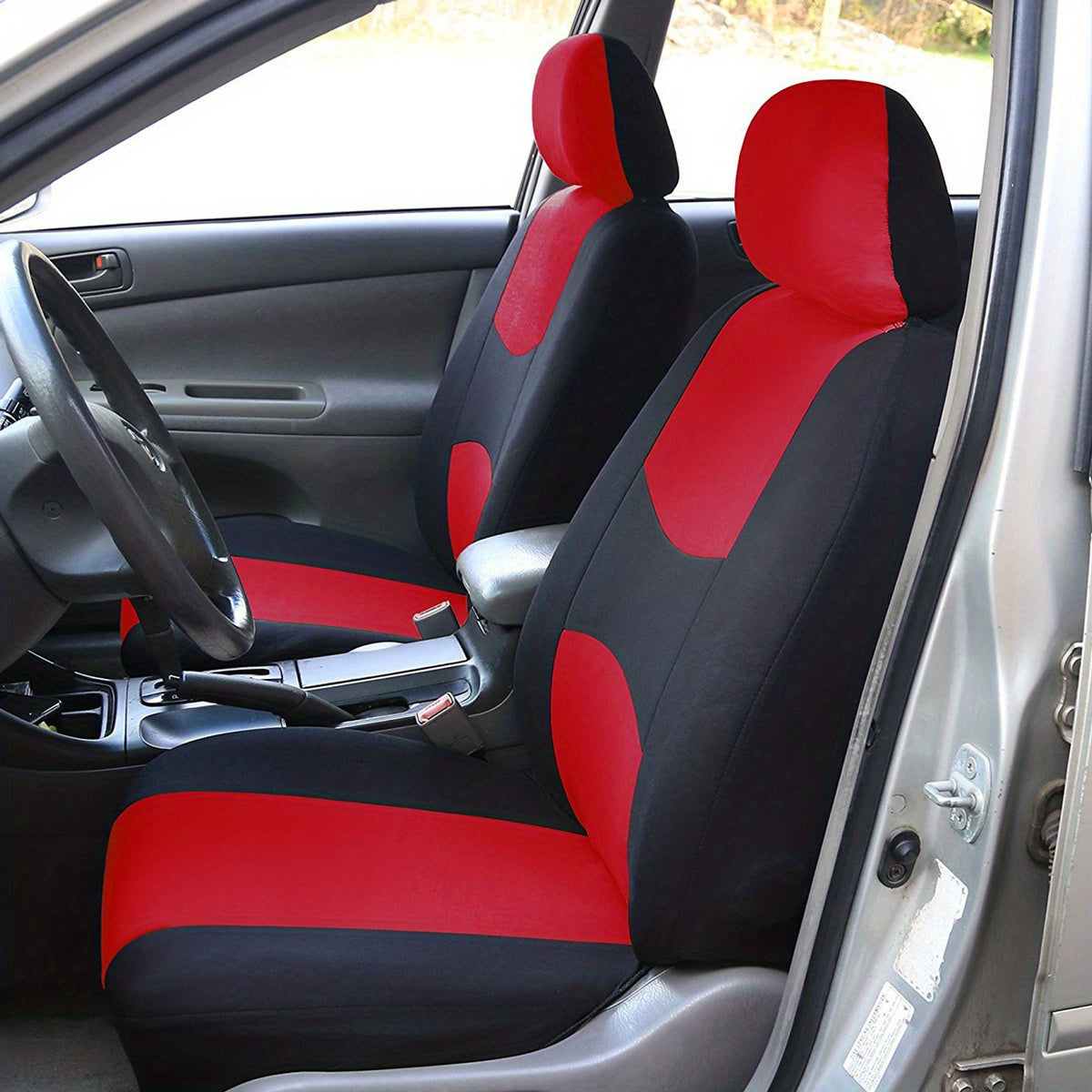 Polyester Universal Fit Car Seat Cover Full Set for 5 Seats Cars